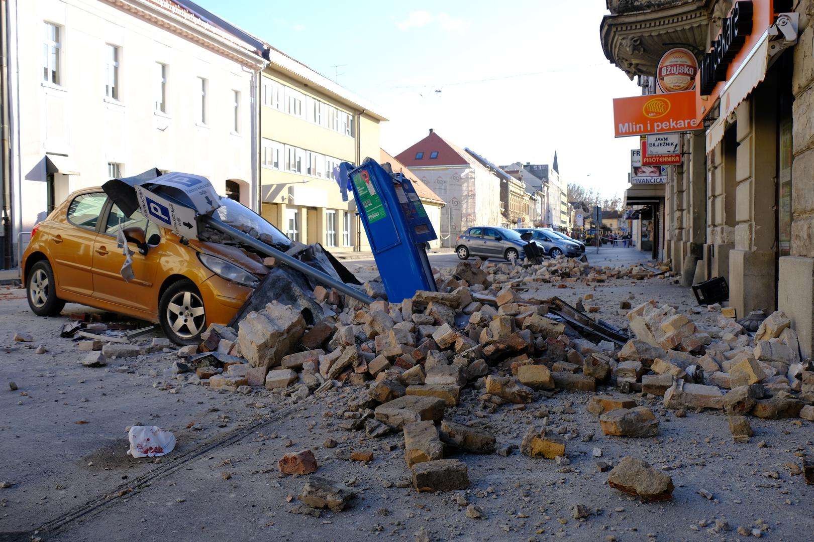 29.12.2020., Sisak - Posljedice jakog potresa jacine 6.3 po Richteru pogodio je Petrinju, Sisak i okolicu te nanio veliku stetu. Photo. Slaven Branislav Babic/PIXSELL