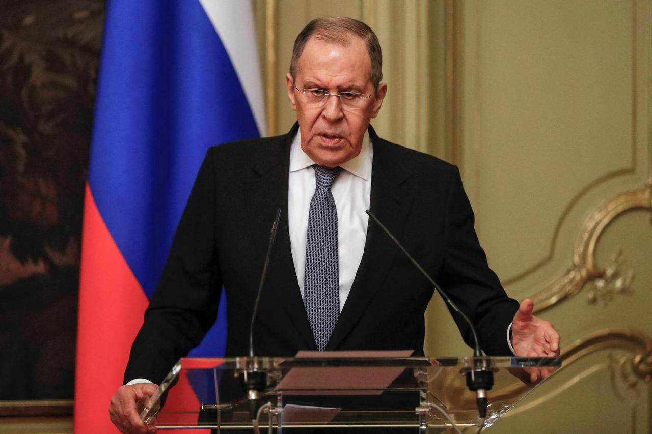 Russia's Foreign Minister Lavrov and Kyrgyzstan's Foreign Minister Kazakbayev meet in Moscow