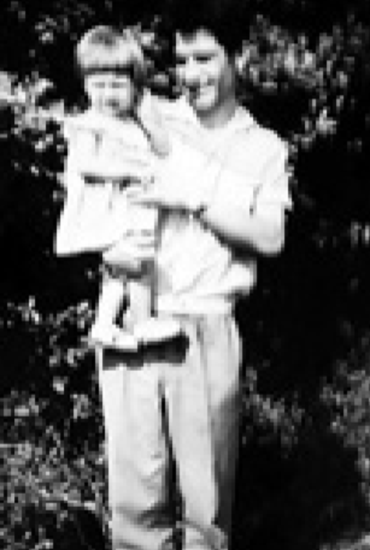 S ocem Ilijom u Sarajevu 1960. godine