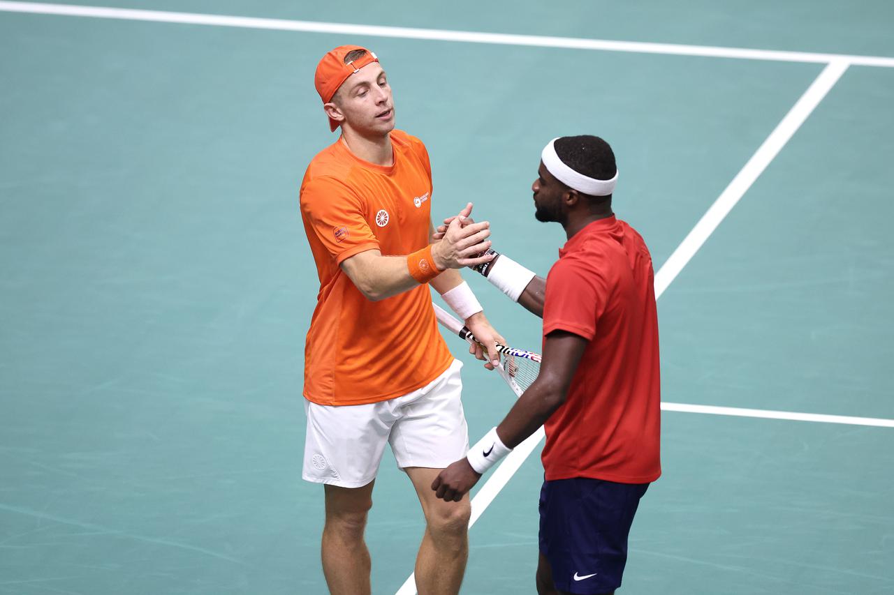 Split: Skupina D Davis Cupa, Nizozemska - SAD, Tallon Griekspoor - Frances Tiafoe