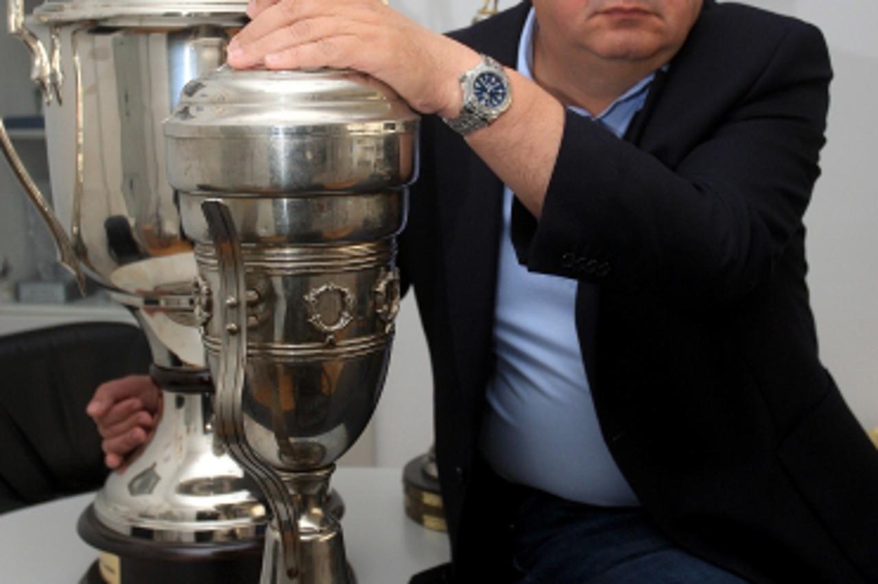 '07.04.2011. Dom Sportova, Zagreb - Zoran Gobac, predsjednik rukometnog kluba CO Zagreb. Photo: Boris Scitar/PIXSELL'