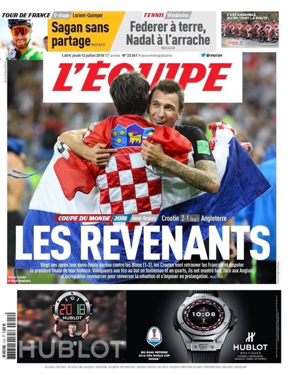 L'Equipe naslovnica