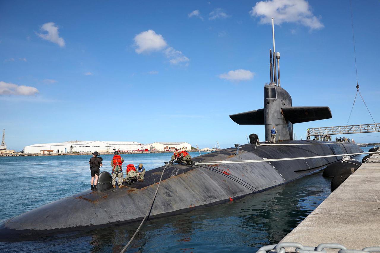 USS Nevada Makes A Rare Appearance In Guam