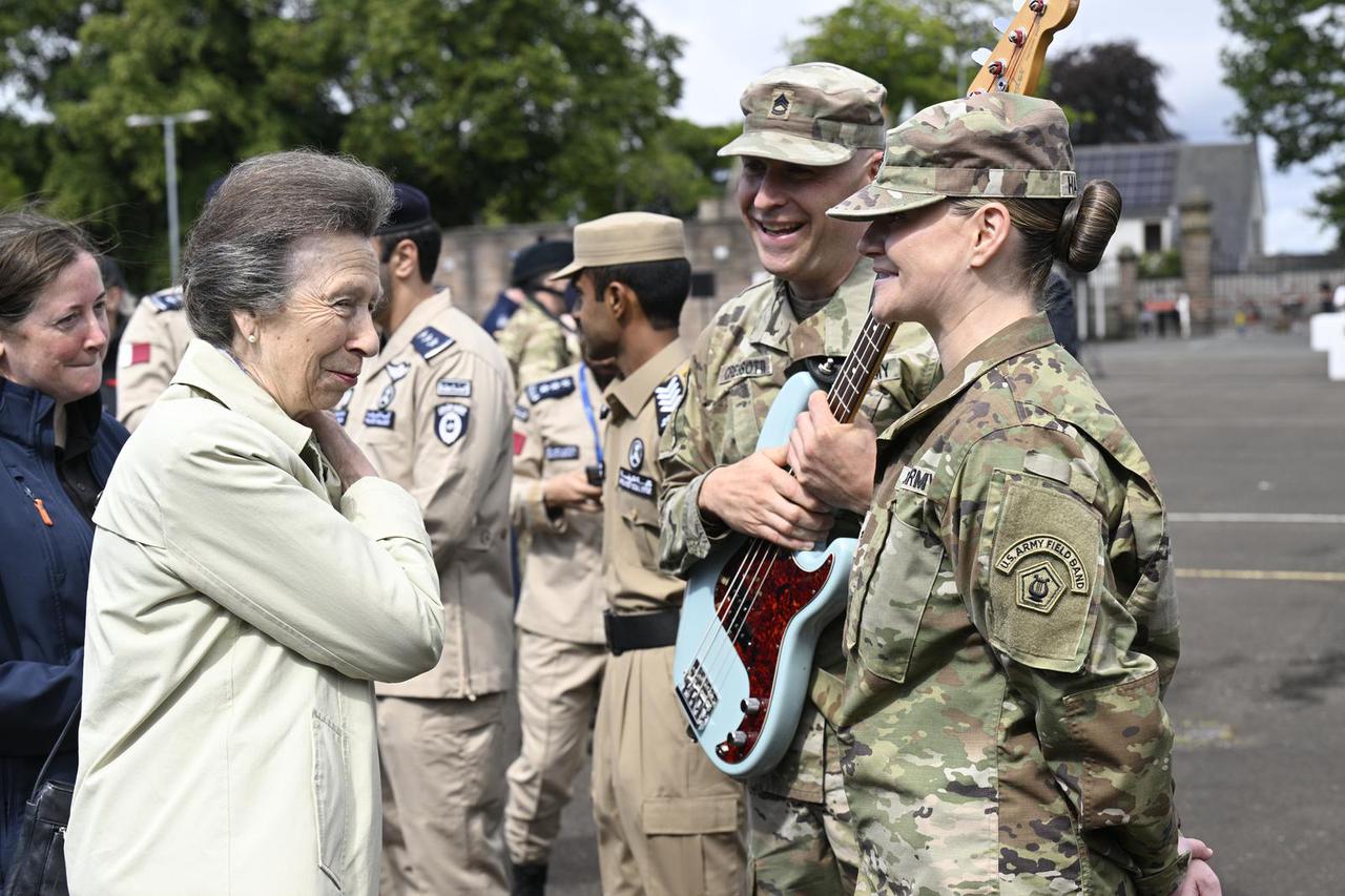 Royal visit to Redford Barracks