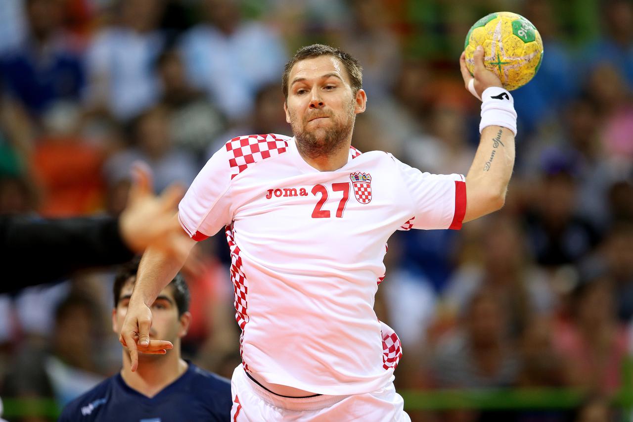 09.08.2016., Rio de Janeiro - Olimpijske igre Rio 2016. Rukomet, 2. kolo, skupina A, Hrvatska - Argentina. IVan Cupic.  Photo: Igor Kralj/PIXSELL