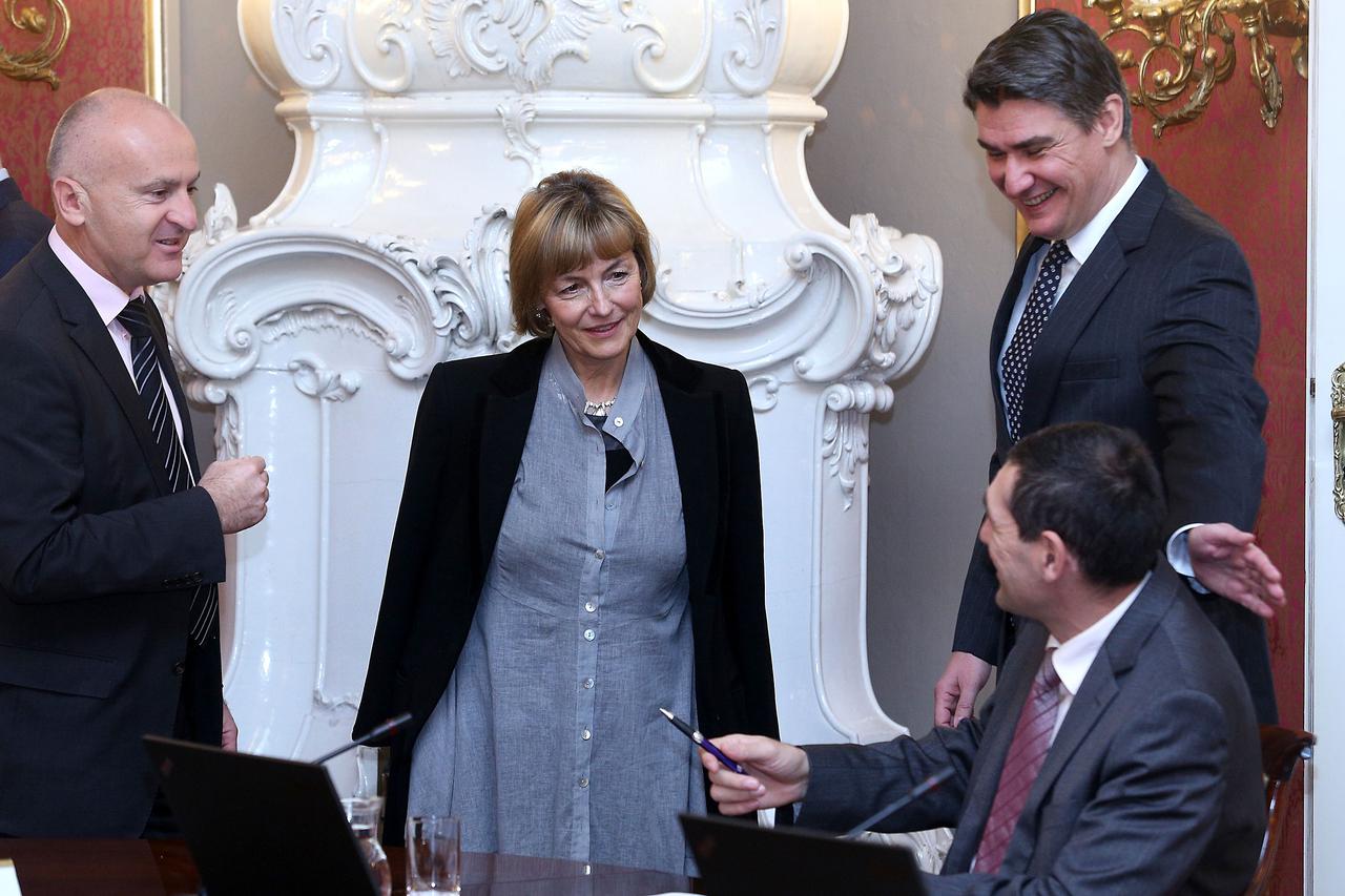 20.11.2014., Zagreb - U Banskim dvorima odrzana je redovita sjednica Vlade RH. 