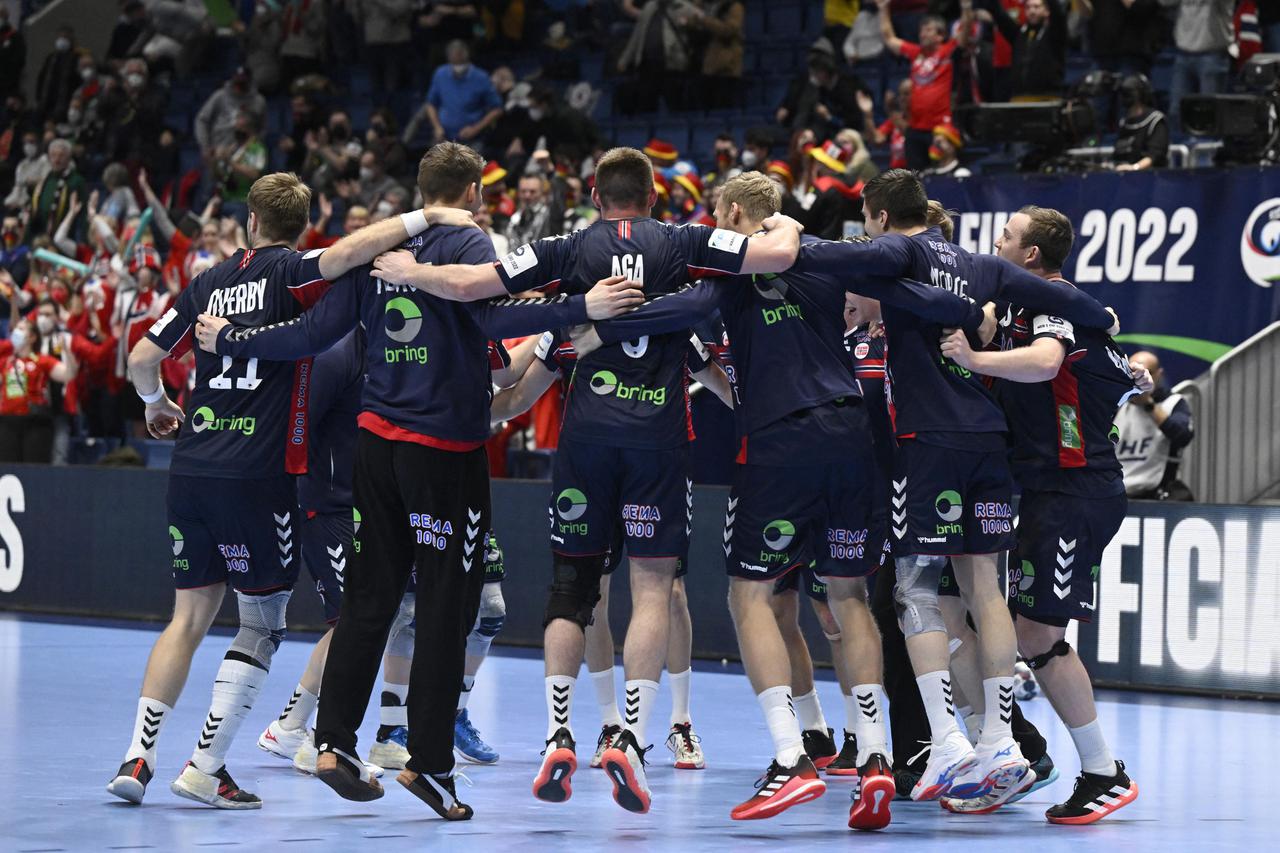 EHF 2022 Men's European Handball Championship - Main Round - Spain v Norway