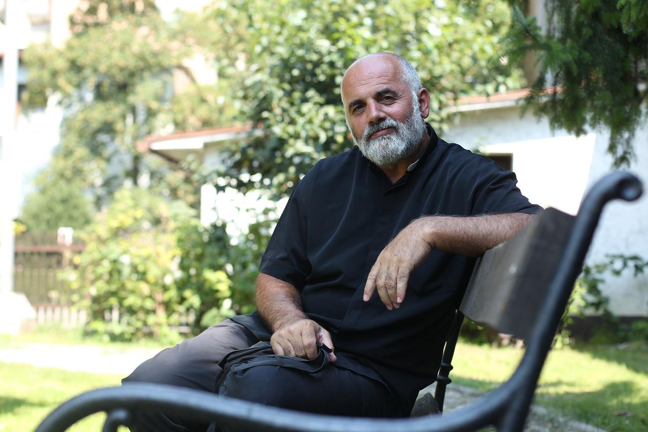 11.08.2015. Zagreb- Isusovac pater Ivan Ike Manduric. Photo: Boris Scitar/Vecernji list/PIXSELL