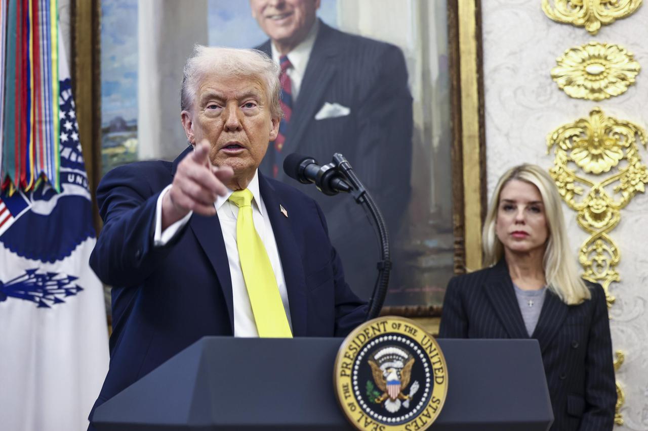 Trump and Patel Joint Press Conference