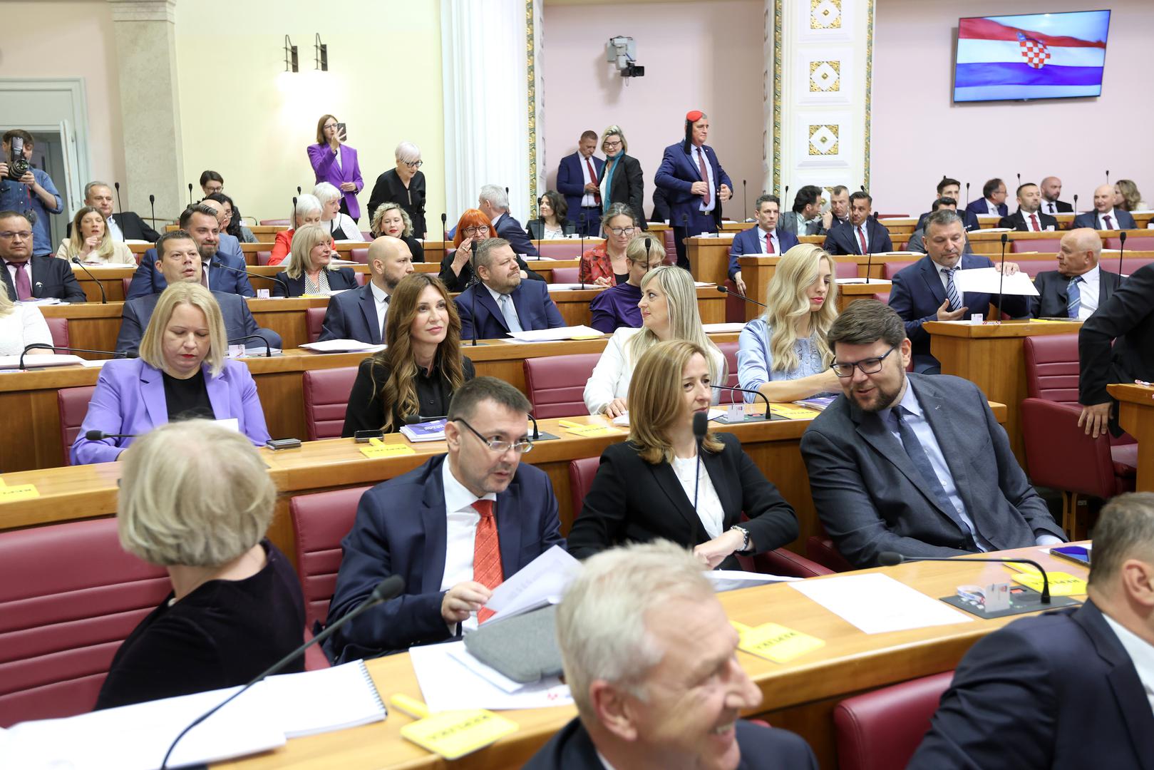 16.05.2024., Zagreb - Prvo zasjedanje Hrvatskog sabora u 11. sazivu. Photo: Patrik Macek/PIXSELL