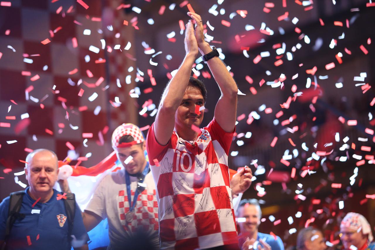 ARHIVA - 2018. Godišnjica dočeka Vatrenih nakon osvajanja srebrne medalje na SP-u u Rusiji