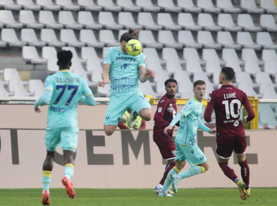 italian soccer Serie A match - Torino FC vs Hellas Verona