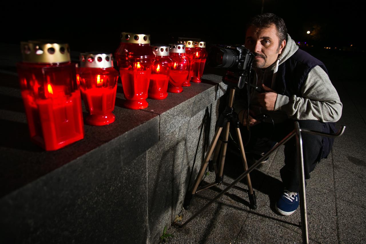 12.11.2015., Vukovar - Vanja Vidakovic, vukovarski fotograf zeli fotografirati sve ljepote svoga grada. Photo: Davor Javorovic/PIXSELL