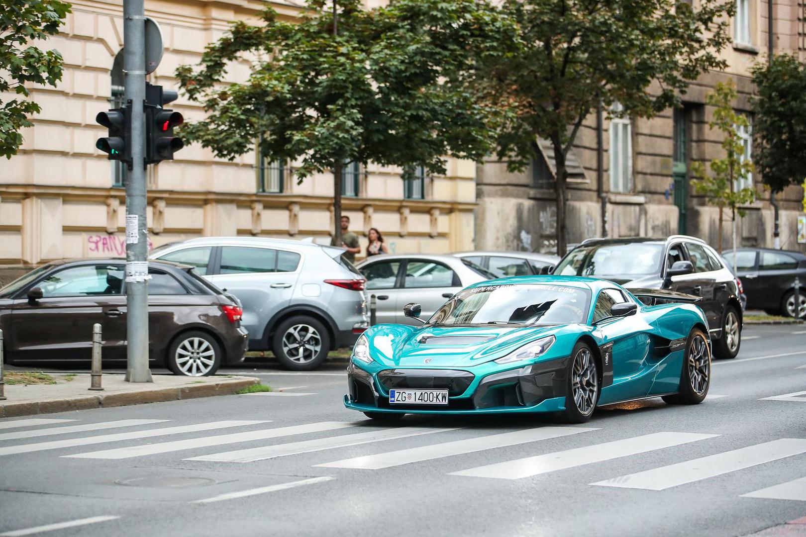 02.09.2022., Zagreb - Ceremonija predstavljanja automobila Supercar Owners Circle Croatia 2022 ispred Katedrale. Photo: Luka Stanzl/PIXSELL