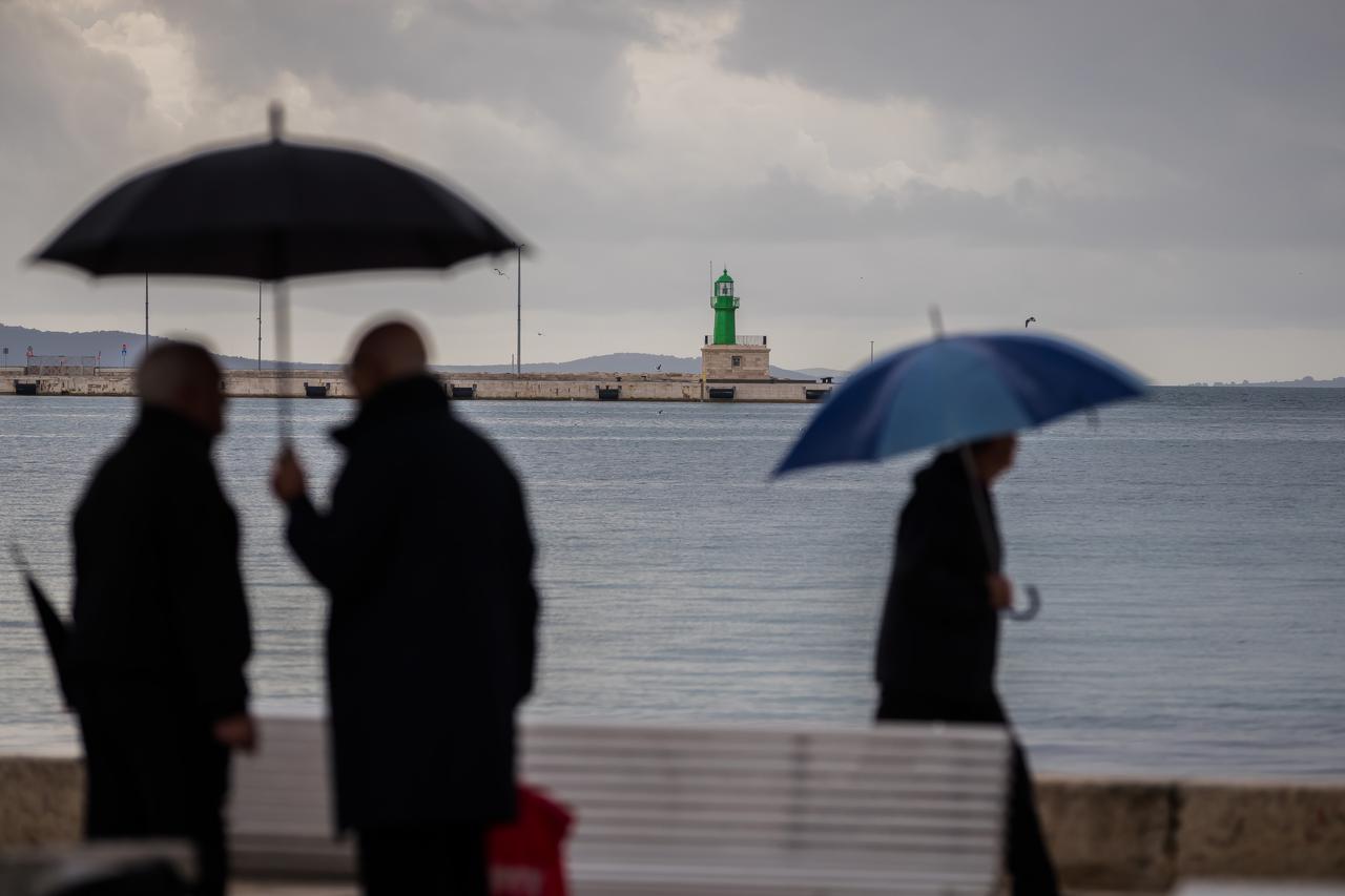 Kišno jutro u centru Splita