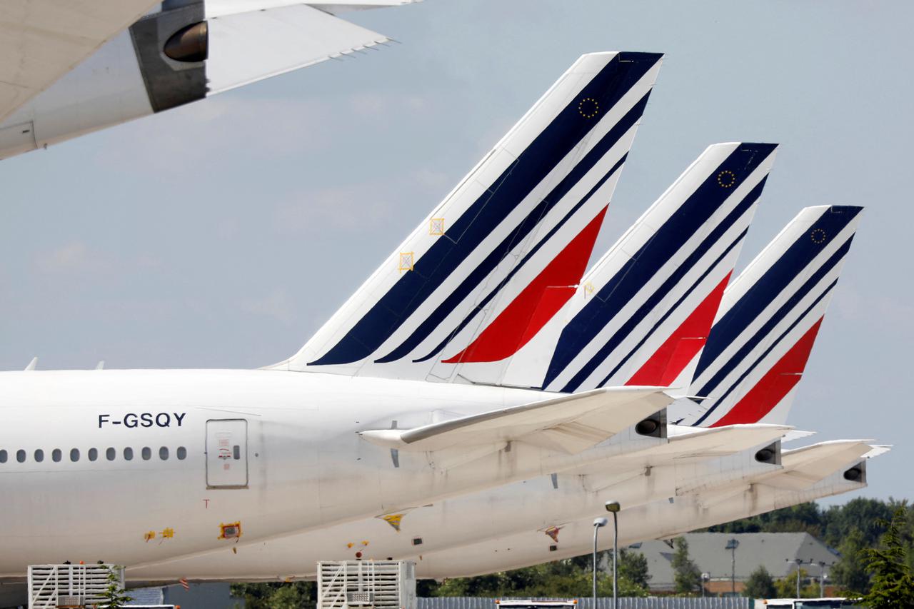 FILE PHOTO: Airplanes at Paris Charles de Gaulle airport in Roissy-en-France