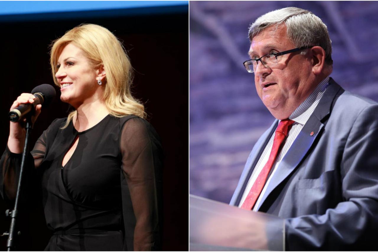 Kolinda Grabar-Kitarović i Vojko Obersnel