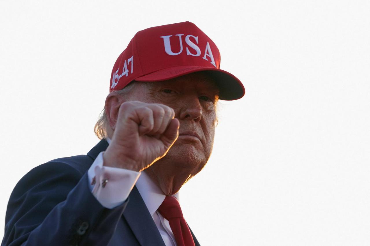 U.S. President Trump visits Des Moines, Iowa