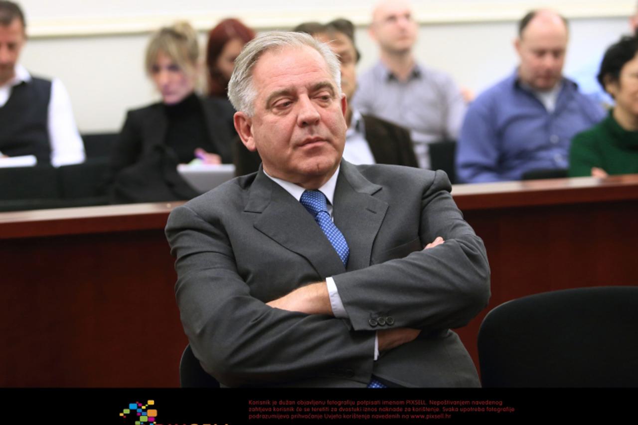 '20.11.2012., Zupanijski sud, Zagreb - Ivo Sanader na izricanju nepravomocne presude u predmetima Hypo i INA-MOL. Photo: Zeljko Lukunic/PIXSELL'