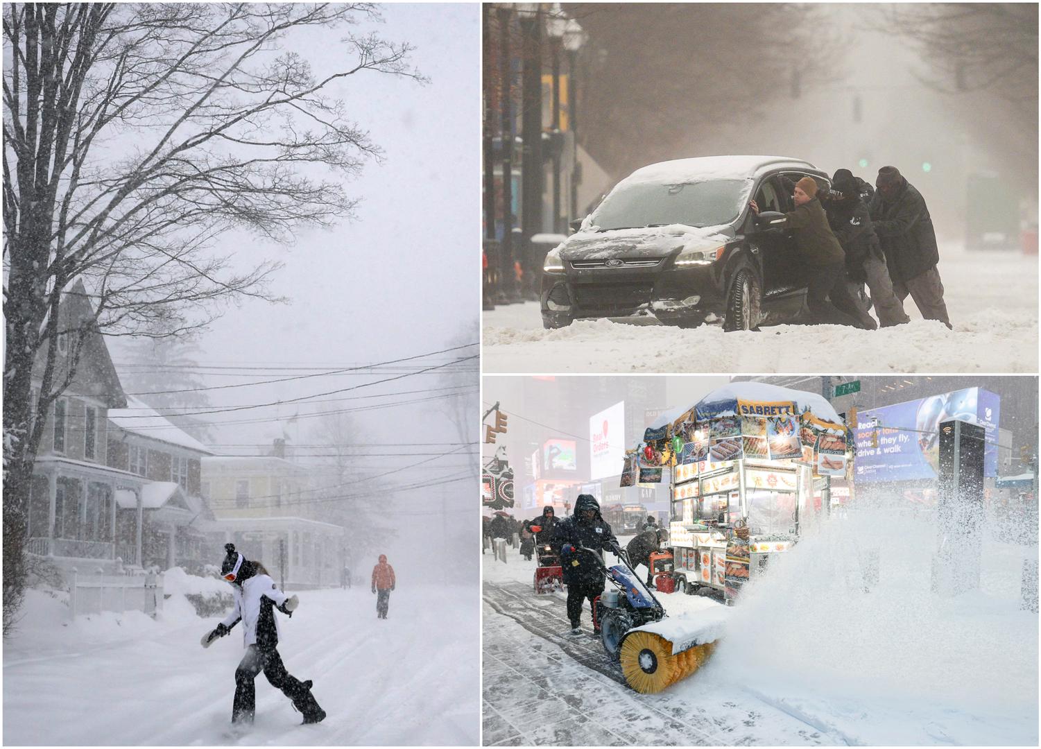 Više od milijun kućanstava u SAD-u, do savezne države Novi Meksiko, ostalo je bez struje, a otkazano je više od 10.000 letova u nedjelju tijekom žestoke zimske oluje koja je paralizirala istočne i zapadne savezne države obilnim snijegom i ledom.