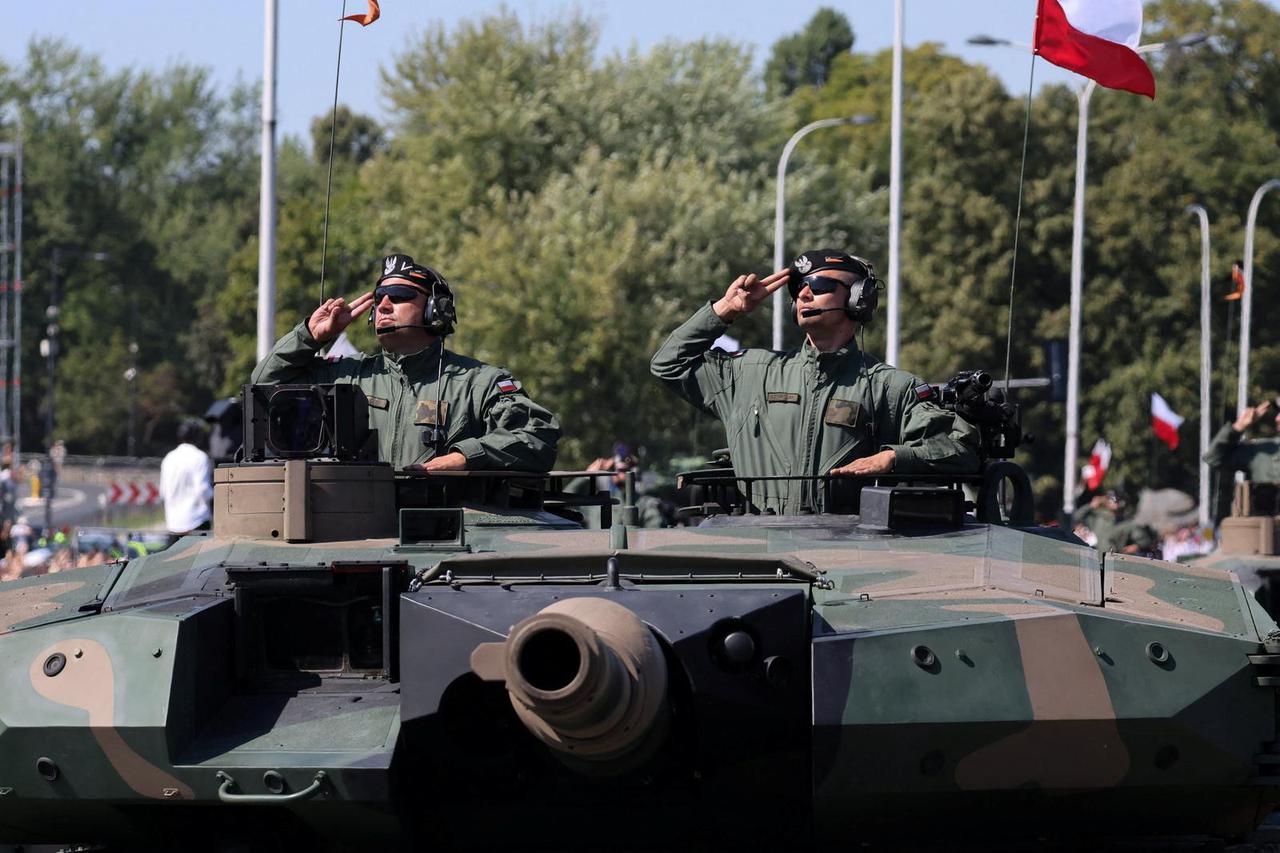 Poland holds military parade on Armed Forces Day, in Warsaw