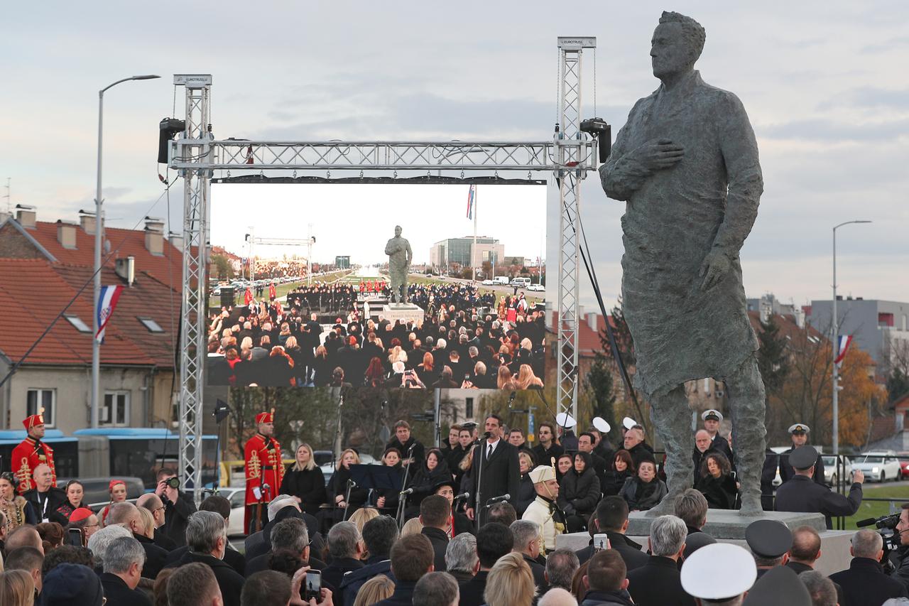 Otkrivanje spomenika Franji Tuđmanu