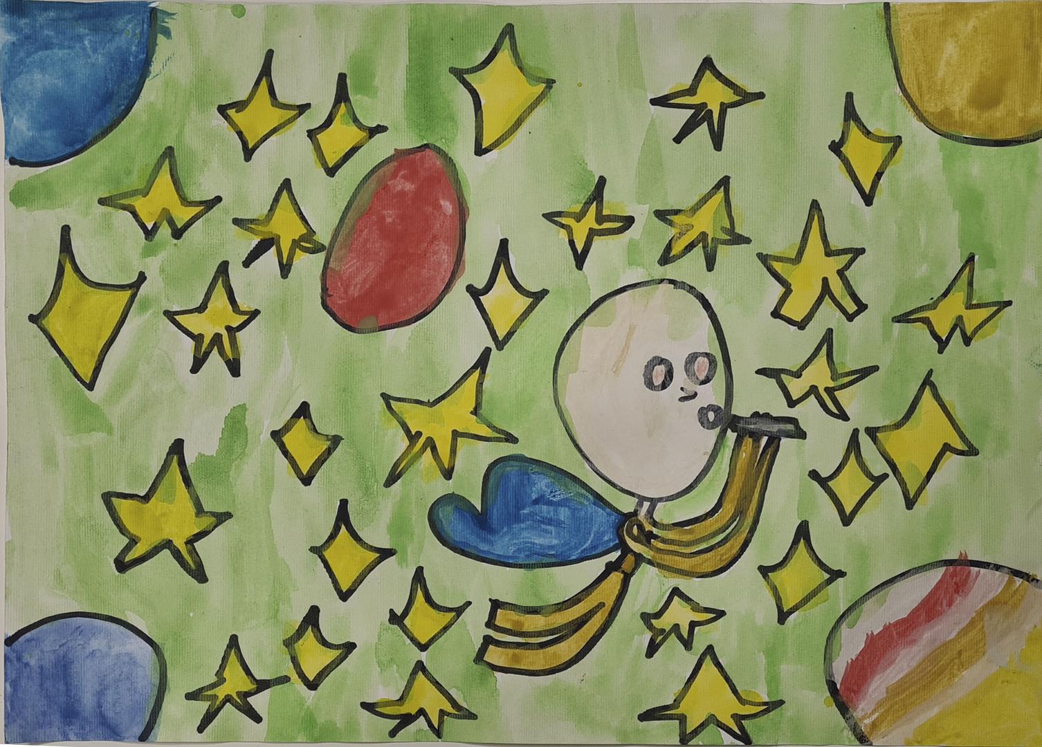 Zara Perko likovni rad - pobjednica natječaja za  2021