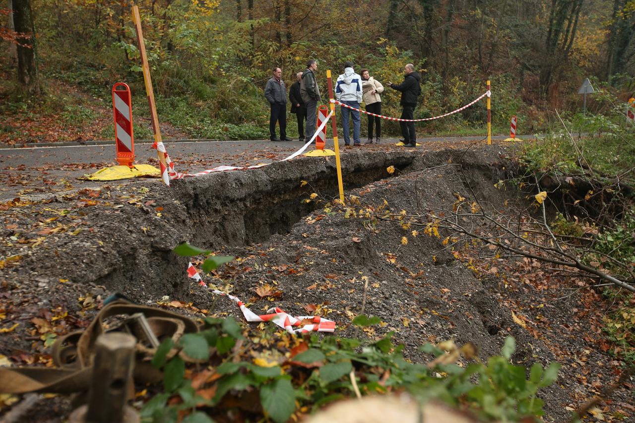 Zatvorena Sljemenska cesta