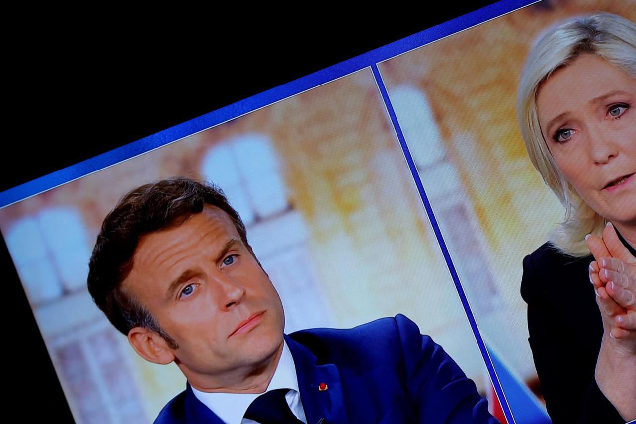 FILE PHOTO: French presidential election debate