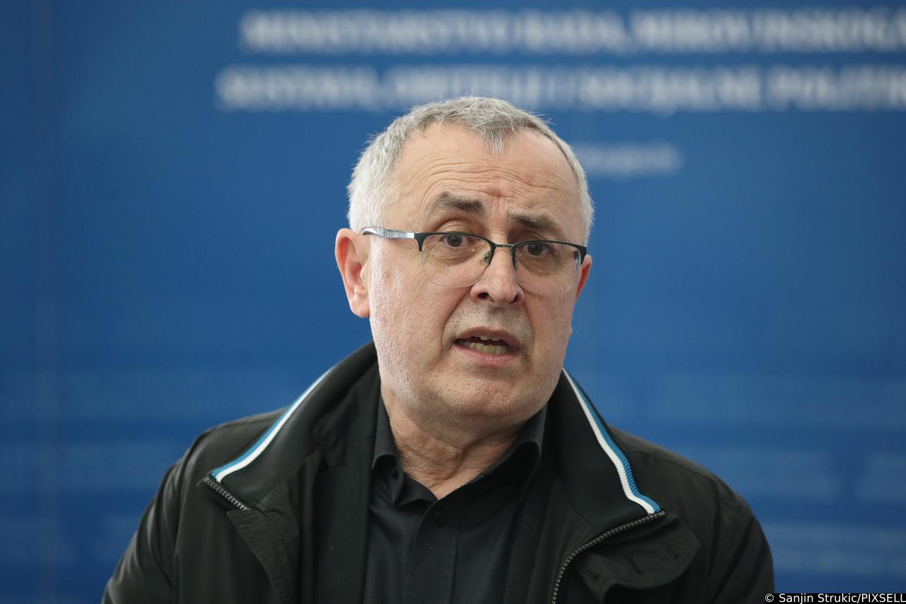 Zagreb. Vilim Ribić i Željko Stipić obratili se medijima nakon sastanka
