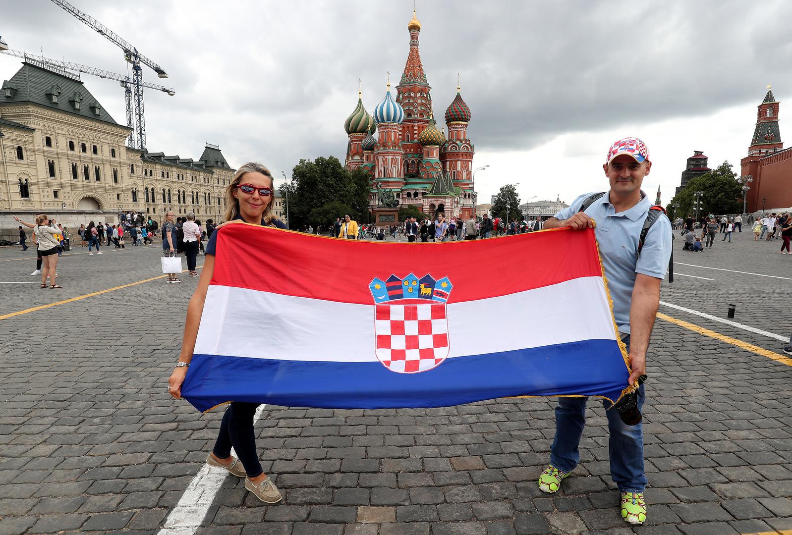 U Moskvi već dan ranije ima i hrvatskih i engleskih navijača.

