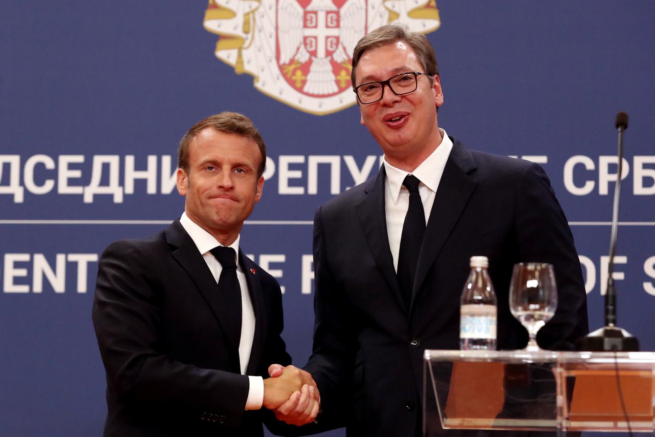 Emmanuel Macron, Aleksandar Vučić