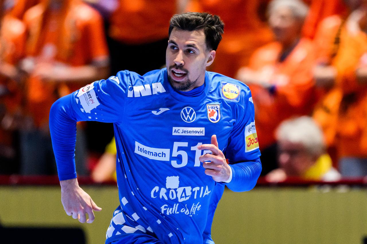 Malmö: EHF Europsko rukometno prvenstvo 2026., Hrvatska - Nizozemska