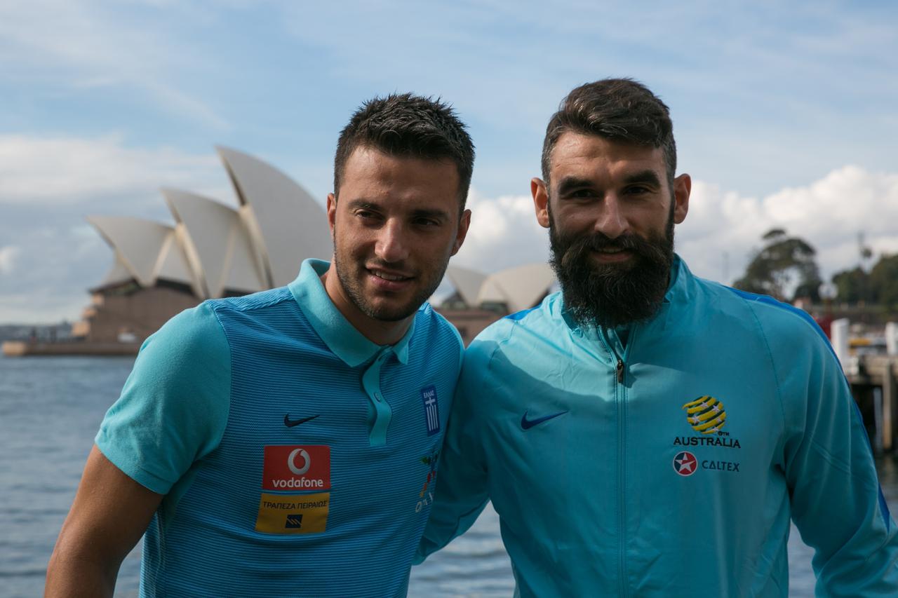 (SP)AUSTRALIA-SYDNEY-FOOTBALL-FRIENDLY MATCH-PRESS CONFERENCE
