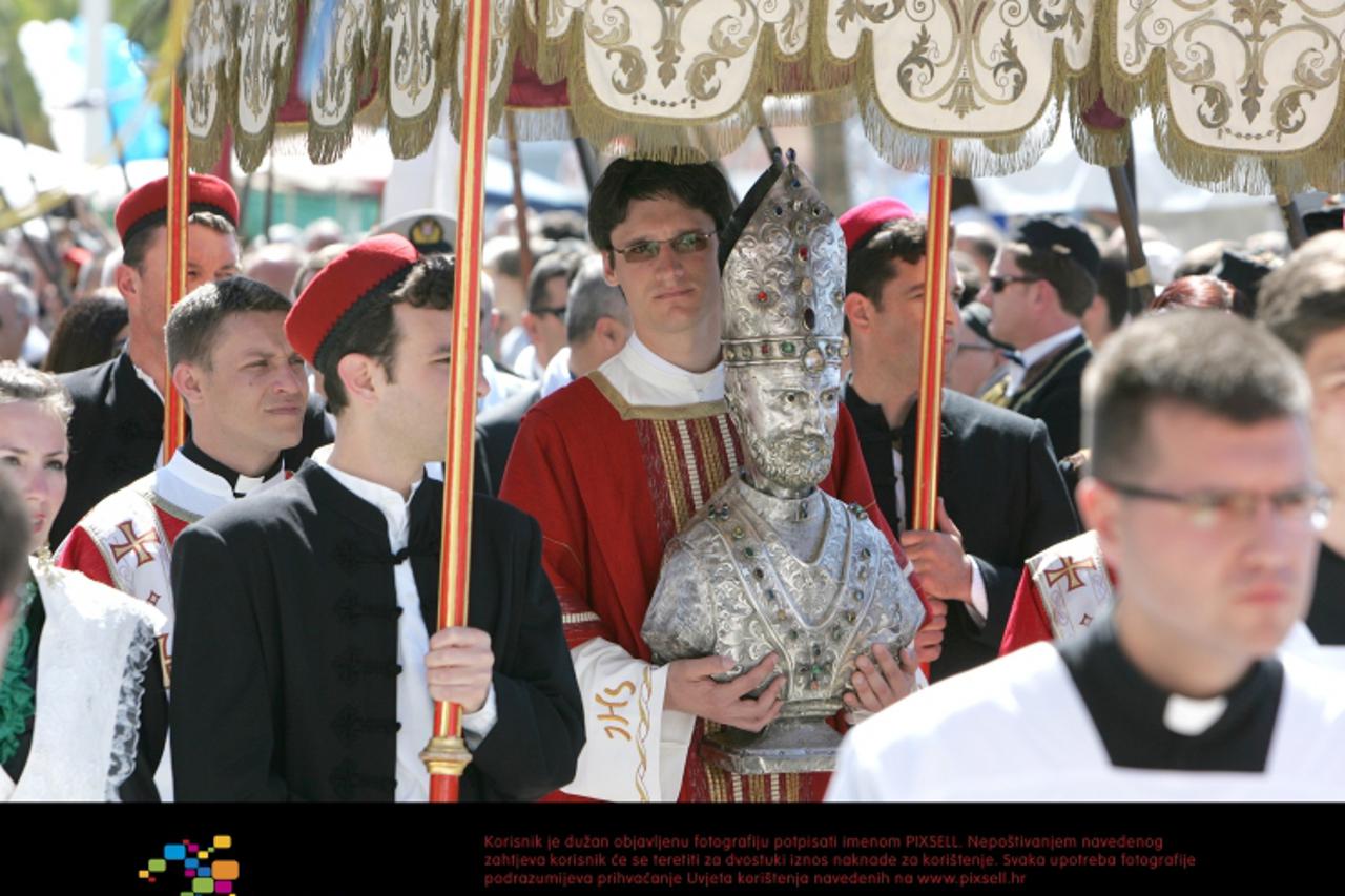 '7.5.2009., Split - Procesijom u cast sv.Duje proslavljen je dan zastitnika grada Splita Photo: Tino Juric/Vecernji list'