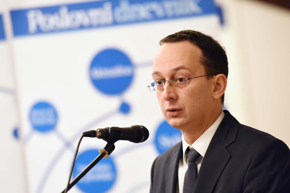 12.12.2016., Varazdin - Okrugli stol- Uloga gradova u razvoju poduzetnistva i EU fondova. Dario Runtic. Photo: Vjeran Zganec Rogulja/PIXSELL