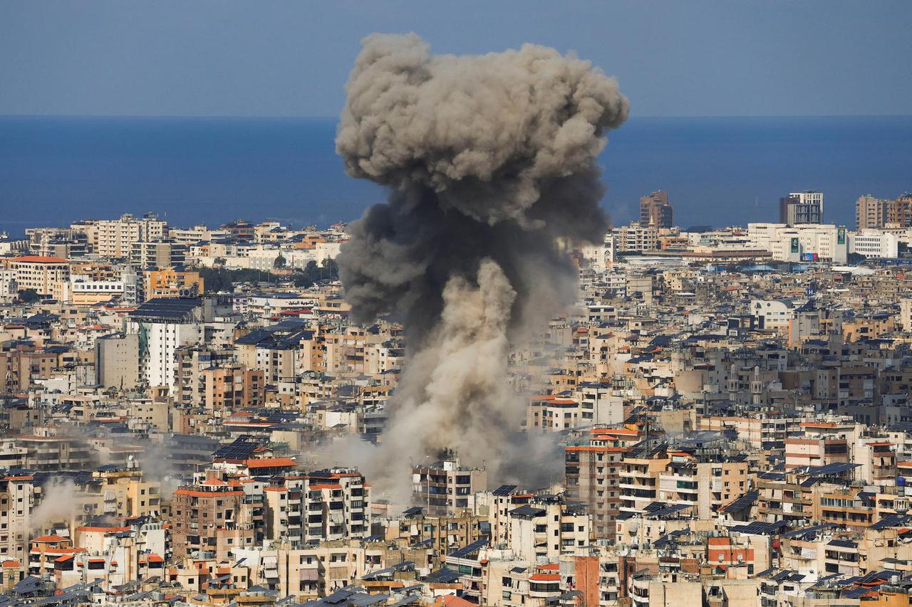 Escalation between Hezbollah and Israel, amid the U.S.-Israeli conflict with Iran, in Beirut