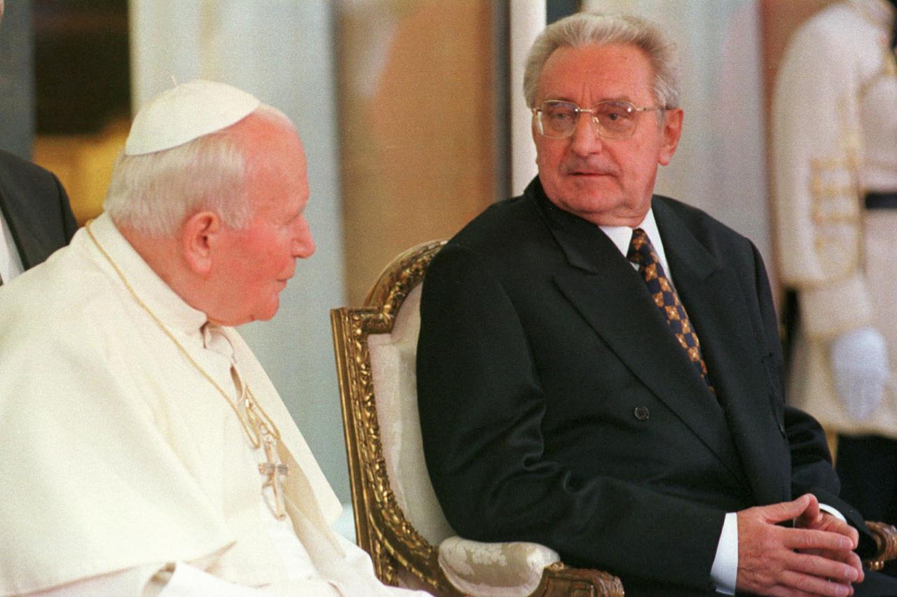 Papa Ivan Pavao II. i Franjo Tuđman