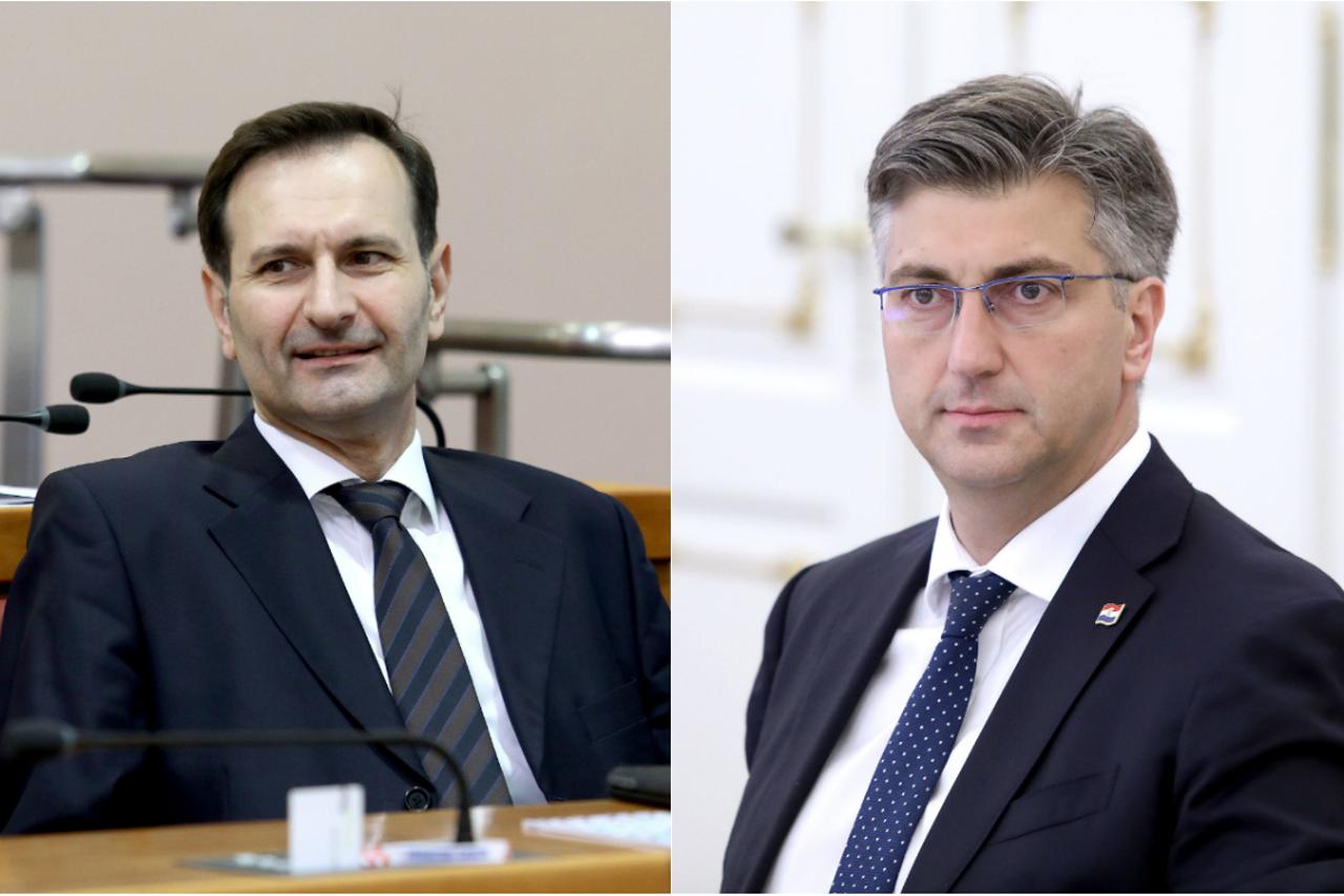 Miro Kovač i Andrej Plenković