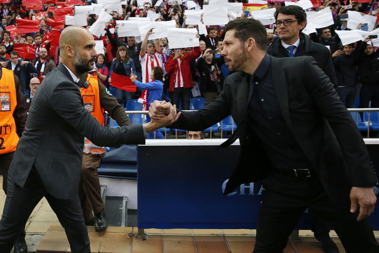 Diego Simeone i Pep Guardiola