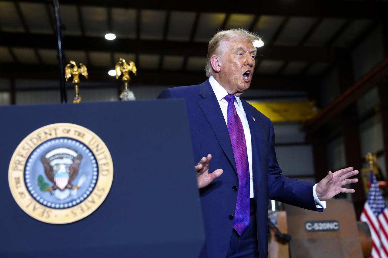 U.S. President Trump visits Georgia