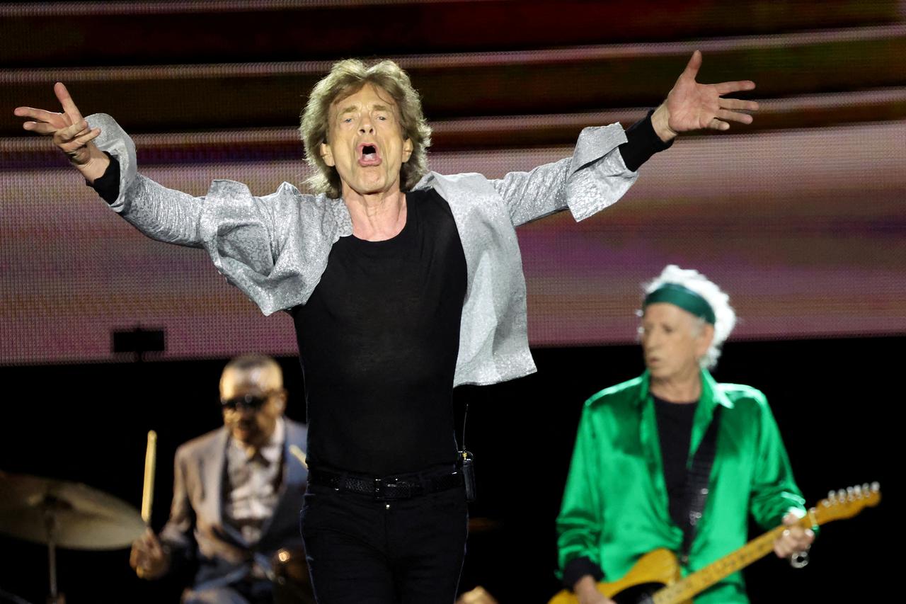 FILE PHOTO: The Rolling Stones perform during their Hackney Diamonds Tour at SoFi Stadium in Inglewood