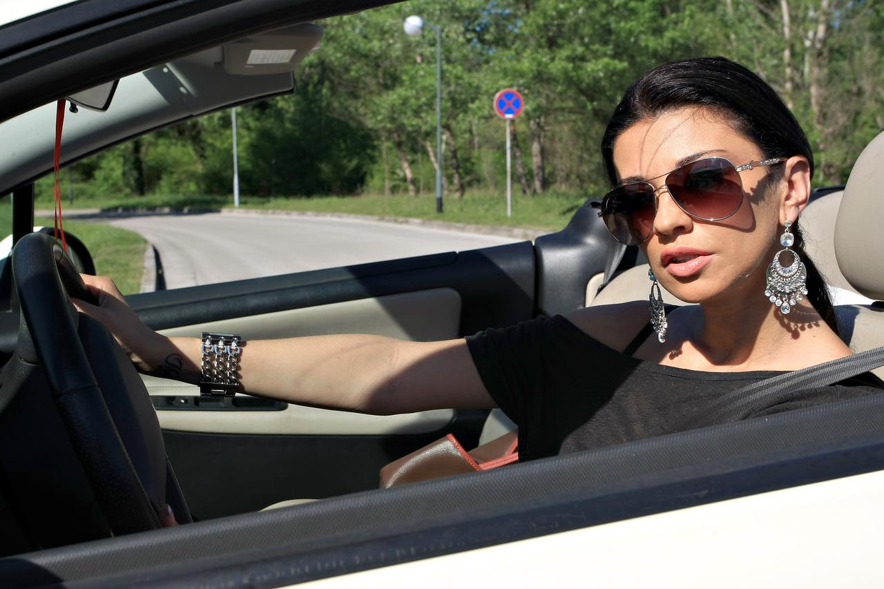 Zagreb: Aleksandra Grdi? u svom automobilu Peugeotu 207cc