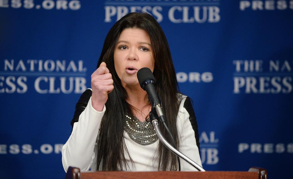 Washington:  Ruslana Lyzhychko  na konferenciji za medije