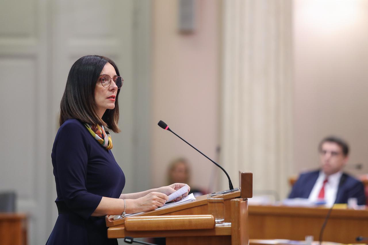 Rasprava o opozivu Blaženke Divjak u Saboru