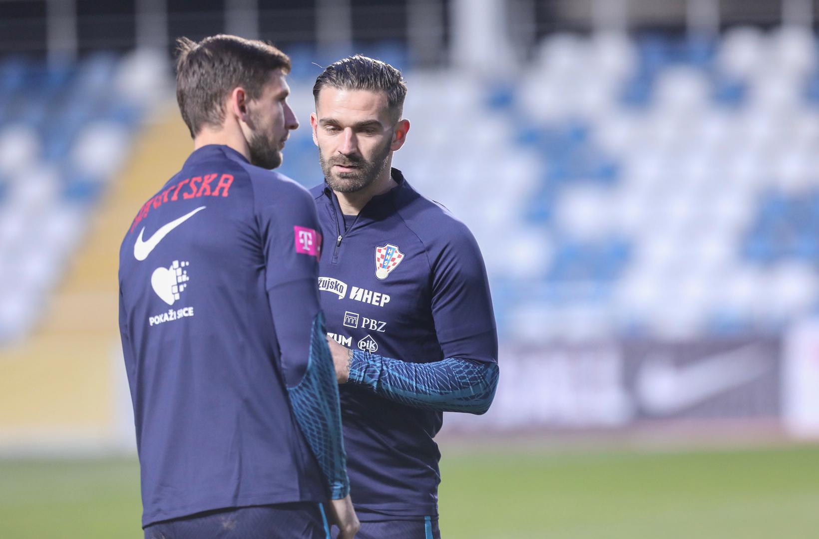 21.03.2023., Split - Na stadionu Hrvatski vitezovi odrzan je trening hrvatske nogometne reprezentacije uoci utakmice kvalifikacija za EURO 2024. koju igraju protiv Walesa. Marko Livaja Photo: Ivo Cagalj/PIXSELL