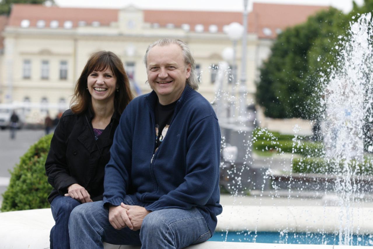 '03.06.2010., Koprivnica, Hrvatska - Drazen i Gordana Kovac, roditelji finaliste HTZ-a Vilibalda. Photo: Marijan Susenj/PIXSELL'