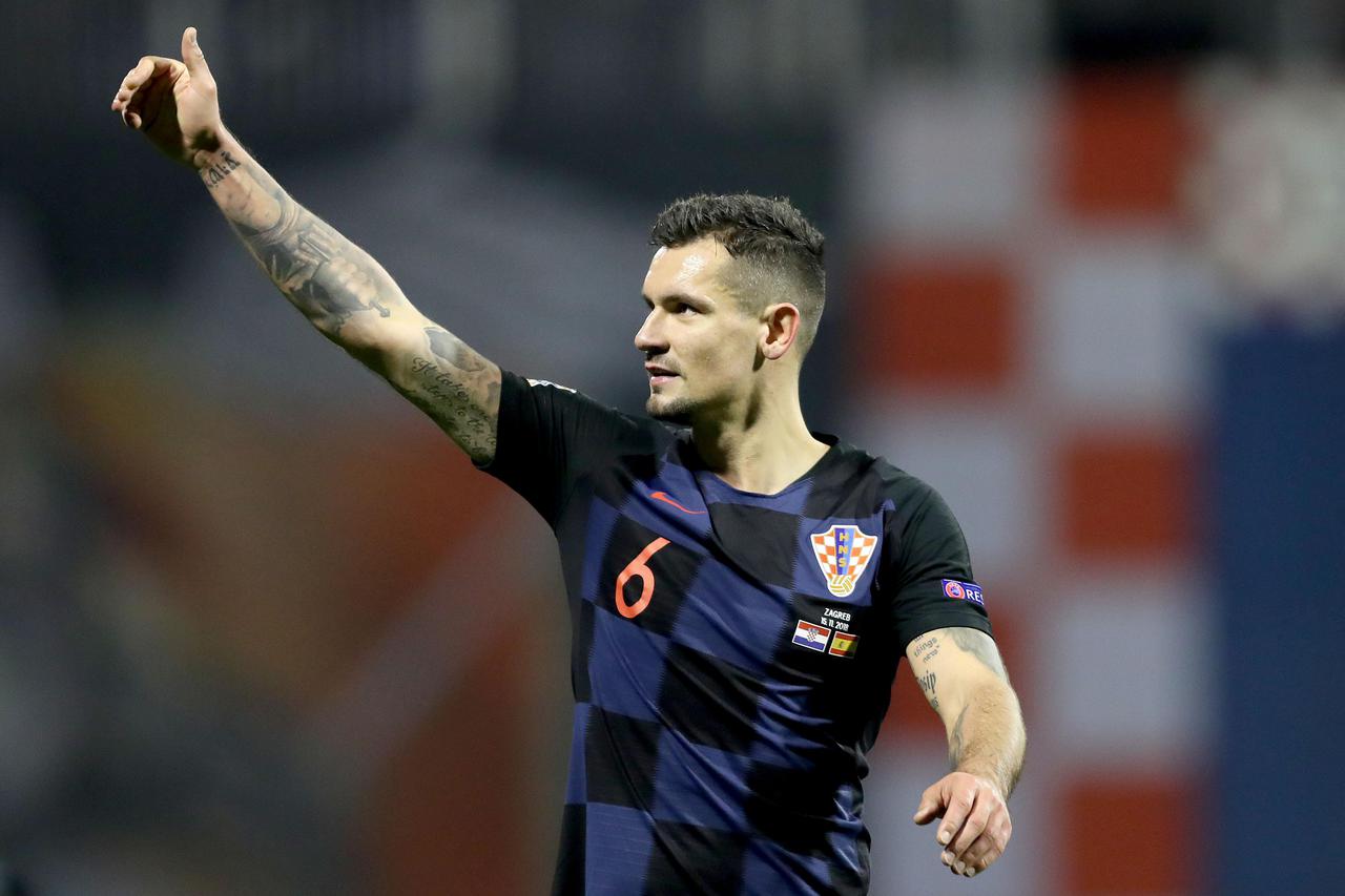 Zagreb: Tin Jedvaj u sudačkoj nadoknadi zabio za 3:2 u utakmici Lige nacija protiv Španjolske