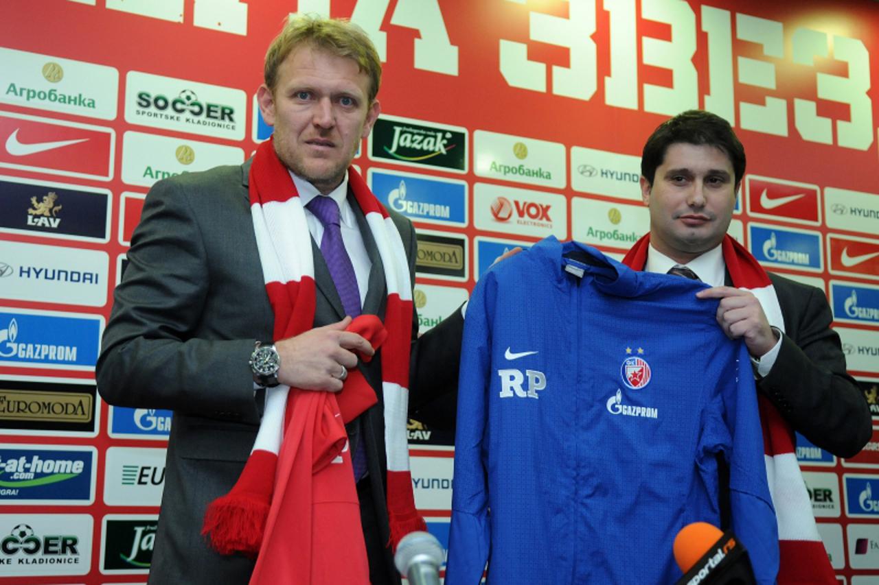 \'09.12.2010., Zagreb - Robert Prosinecki potpisao za trenera za f.c. Crvenu zvezdu. Photo: Anto Magzan/PIXSELL\'