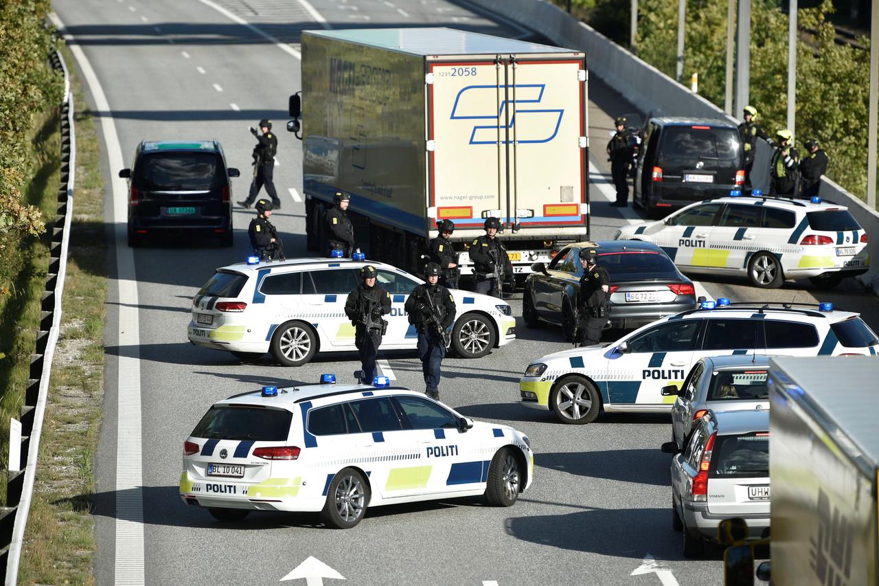 Policijska blokada u Danskoj